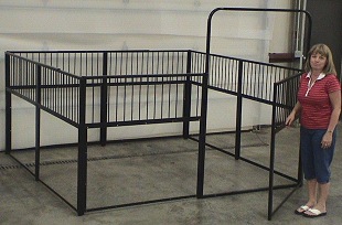 mini horse stall frame