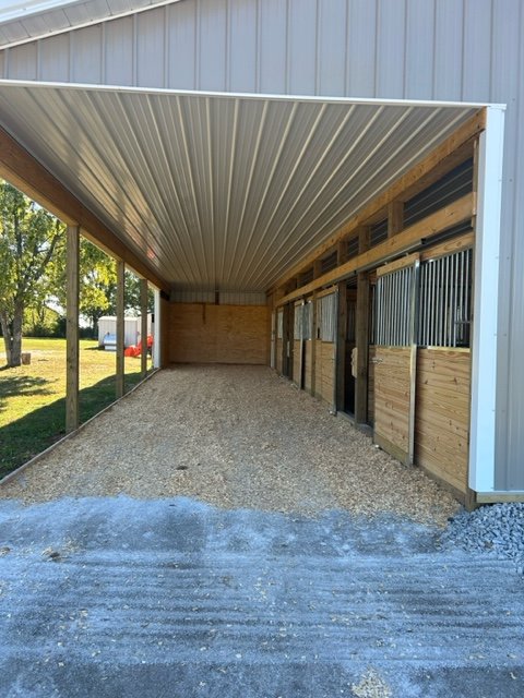 barn aisle